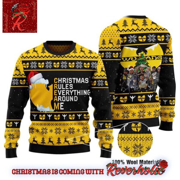 Wu Tang Clan Christmas Rules Everything Around Me Ugly Sweater