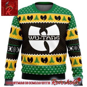 Wu Tang Clan Logo And Christmas Tree Ugly Christmas Sweater