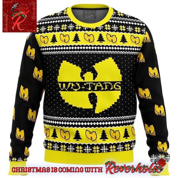 Wu Tang Logo Signature Xmas Gifts Ugly Christmas Sweater