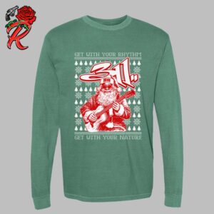 311 Rocking Santa Get With Your Rhythm Get With Your Nature Unisex Long Sleeve