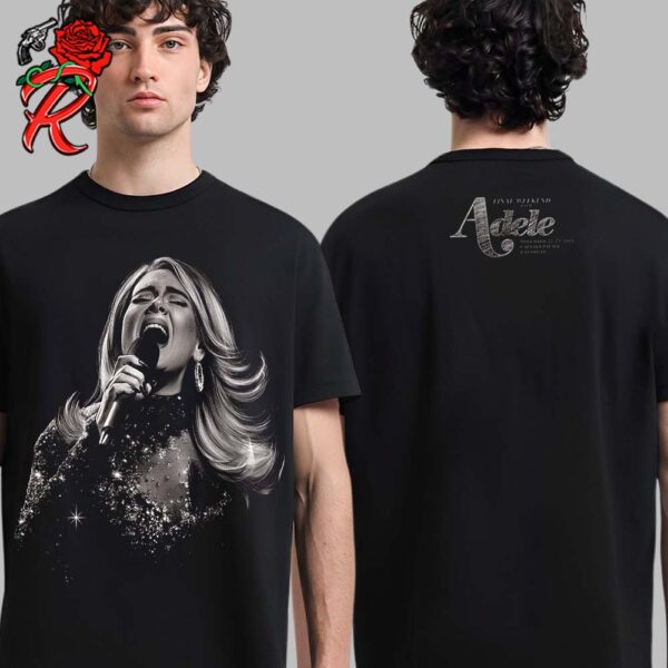 Adele Final Weekend With Adele Merch Tee For Shows In Las Vegas At Caesars Palace On November 22 And 23 2024 Two Sides Unisex T-Shirt