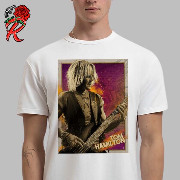 Aerosmith Tom Hamilton Sweet Emotion Poster By Collectionzz Unisex T-Shirt