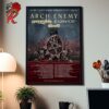 Guns N Roses 2025 European And Middle East Tour Schedule Dates List Home Decor Poster Canvas