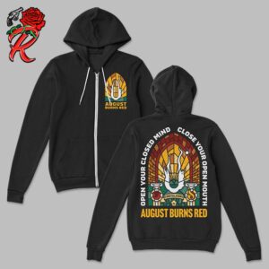 August Burns Red Holiday 2024 Stained Glass Zip Up Hoodie