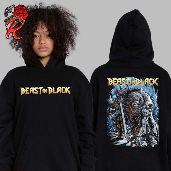 Beast In Black Winter Beast 2024 Merch Two Sides Unisex Hoodie