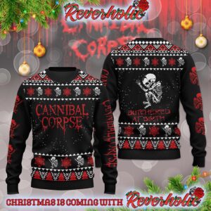 Cannibal Corpse Butchered At Birth Christmas Winter Holidays Gifts For Holiday Christmas Ugly Sweater