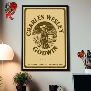 Charles Wesley Godwin Poster For Show In Atlanta Georgia At The Eastern On November 9 2024 Home Decor Poster Canvas