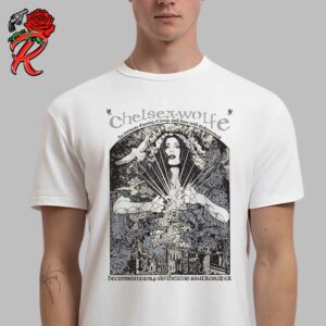 Chelsea Wolfe Poster For Show In Santa Cruz California At Rio Theater On December 12 2024 Unisex T-Shirt