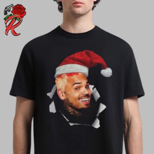 Chris Brown Is Giving Christmas Santa Claus Christ Brown Unisex T-Shirt