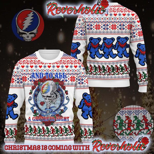 Christmas Holiday And To All A Grateful Night Gifts For Holiday Christmas Ugly Sweater