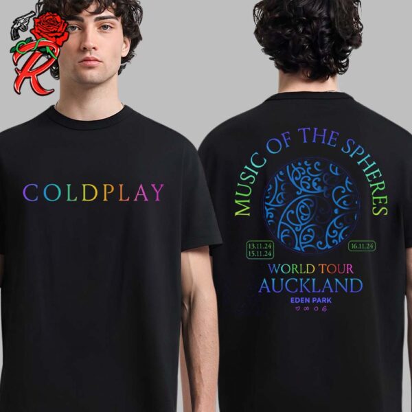 Coldplay Music Of The Spheres World Tour Auckland At Eden Park On November 13 15 And 16 2024  Limited Edition Auckland Special Event Tee Unisex T-Shirt