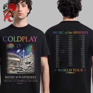 Coldplay Sydney Australia 2024 Music Of The Spheres Tour Merch Tee At Accor Stadium On November 6 7 9 And 10 2024 Two Sides Unisex T-Shirt