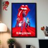 Collectionzz x The Rolling Stones Tour Of The Americas 1975 Pomp Rock Main Edition Home Decor Poster Canvas