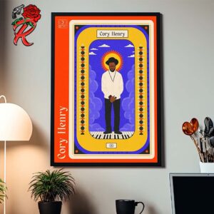 Cory Henry Poster For Shows In Warsaw Poland At Jassmine On November 14 15 2024 Home Decor Poster Canvas