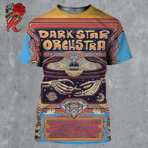 Dark Star Orchestra Fall Tour 2024 Poster For November 2024 All Over Print Shirt