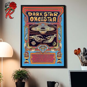 Dark Star Orchestra Fall Tour 2024 Poster For November 2024 Home Decor Poster Canvas