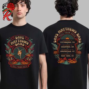 Dave Matthews Band Fall Tour 2024 Merch Tee For November Shows Two Sides Unisex T-Shirt