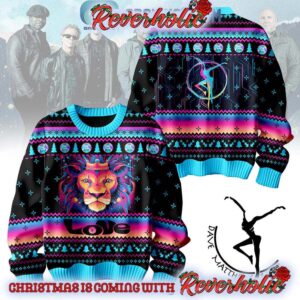 Dave Matthews Band Lions Love Merry Christmas Gifts For Holiday Christmas Ugly Sweater