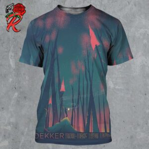 Dekker Official Poster For Future Ghost Tour 2024 Tour Dates List All Over Print Shirt