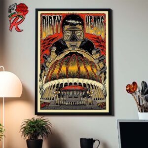 Dirty Heads Gig Poster For Show In Los Angeles California At The Forum On November 22 2024 Home Decor Poster Canvas