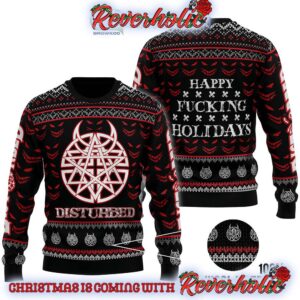 Disturbed Band Happy Holiday Christmas Gifts For Holiday Christmas Ugly Sweater