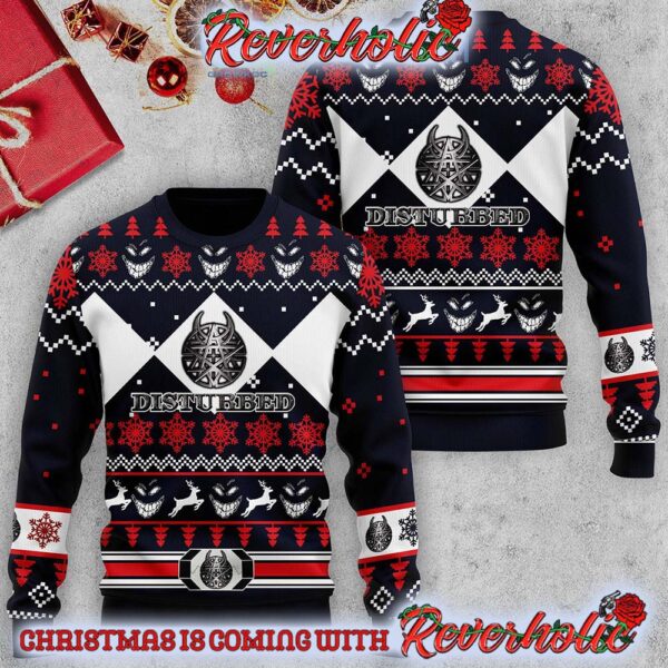 Disturbed Snow Christmas Gifts For Holiday Christmas Ugly Sweater