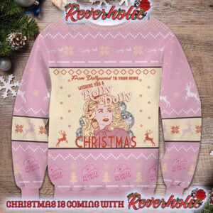 Dolly Parton Wishing You A Holly Dolly Christmas Gifts For Holiday Christmas Ugly Sweater