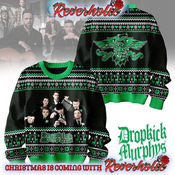 Dropkick Murphys The Meanest Of Time 2024 Christmas Gifts For Holiday Christmas Ugly Sweater