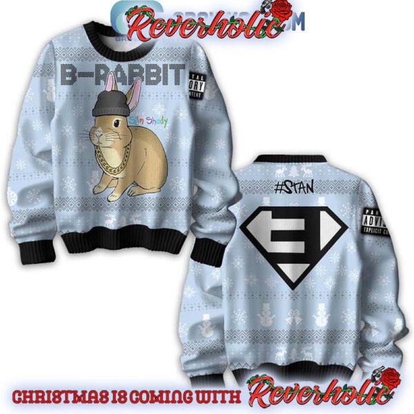 Eminem B-Rabbit Rap God Christmas Gifts For Holiday Christmas Ugly Sweater