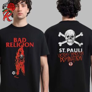 FC St Pauli x Bad Religion Victory Through Domination Unisex T-Shirt