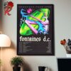 Fontaines DC USA Tour 2025 Merch Poster Tour Dates List Home Decor Poster Canvas