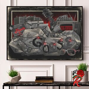 Goose Band Happy Halloween 2024 Poster For Show Tonight Welcome To St Petersburg Florida At St Pete Pier Stranger Things Inspired Artwork Home Decor Poster Canvas