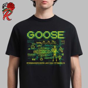 Goose Band Merch Tee For Show In Pittsburgh Pennsylvania At Petersen Events Center On November 7 2024 Engines Of The Future Art Unisex T-Shirt