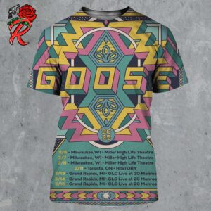 Goose Band Winter Tour 2025 Tour Dates List All Over Print Shirt