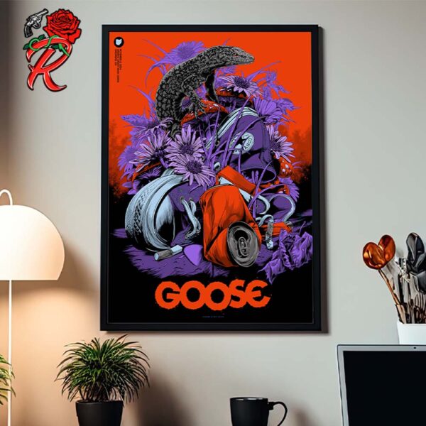 Goose Merch Poster For Shows In Cincinnati Ohio At Andrew J Brady Music Center On November 8 9 10 2024 Home Decor Poster Canvas