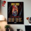 Arch Enemy European Blood Dynasty 2025 Tour Schedule Dates List Home Decor Poster Canvas