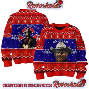 Hank Williams Jr Bocephus Family Tradition Christmas Gifts For Holiday Christmas Ugly Sweater