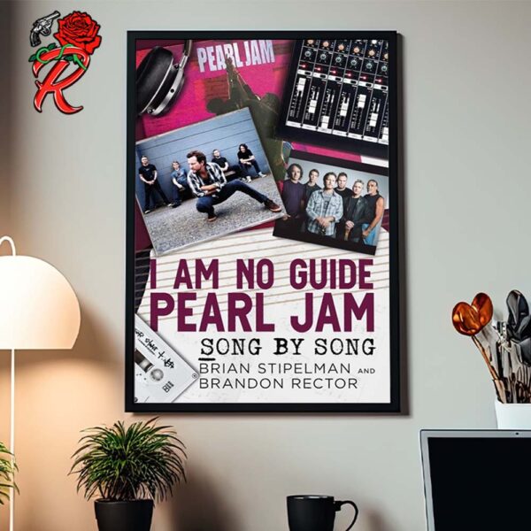 I Am No Guide Pearl Jam Song By Song Book Cover Episode 235 Wall Decor Poster Canvas