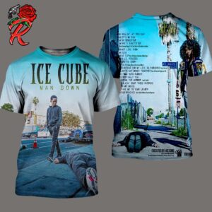 Ice Cube Man Down Album Cover And Full Tracklist Two Sides All Over Print Shirt