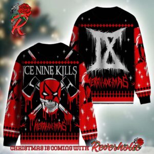 Ice Nine Kills Merry Axe Mas Kill the Impericon Ugly Christmas Sweater