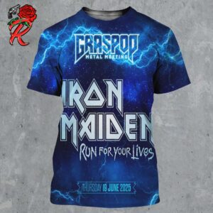 Iron Maiden Run For Your Lives Headline Graspop Metal Meeting In Belgium On June 19 2025 All Over Print Shirt