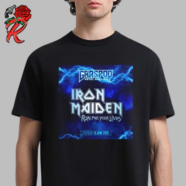 Iron Maiden Run For Your Lives Headline Graspop Metal Meeting In Belgium On June 19 2025 Unisex T-Shirt