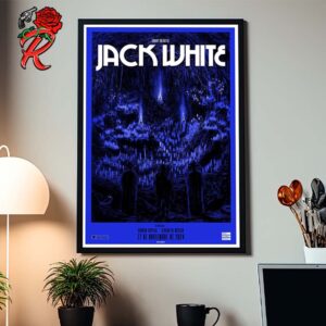 Jack White Concert Poster For Ciudad De Mexico At Corona Capital On November 17 2024 Home Decor Poster Canvas