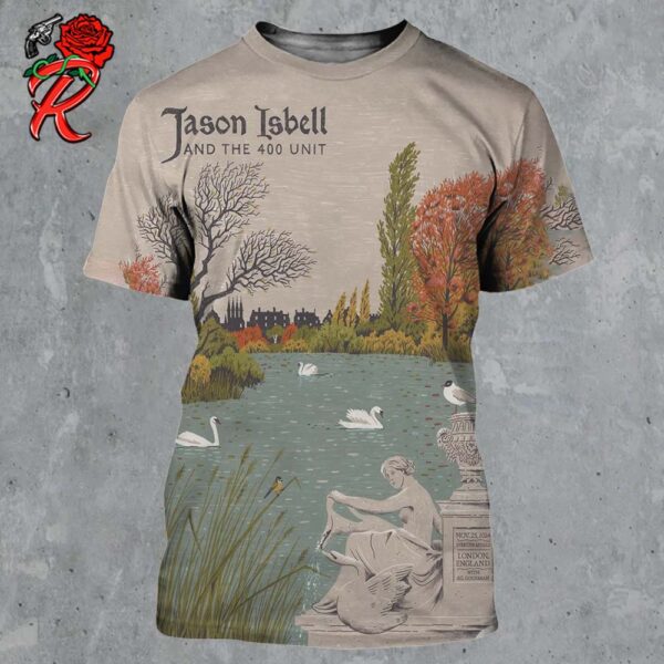 Jason Isbell And The 400 Unit Poster For Show In London England At Eventim Apollo On November 25 2024 All Over Print Shirt