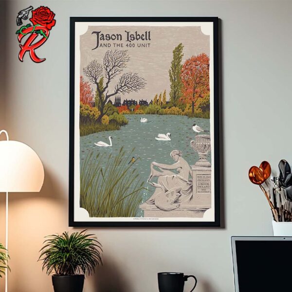 Jason Isbell And The 400 Unit Poster For Show In London England At Eventim Apollo On November 25 2024 Home Decor Poster Canvas