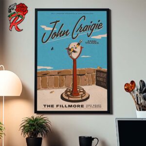 John Craigie Poster For Show In San Francisco California At The Fillmore On November 16 2024 Home Decor Poster Canvas