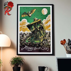 Johnny Blue Skies Concert Poster For Huntington West Virginia At Marshall Health Network Arena On November 16 2024 Home Decor Poster Canvas