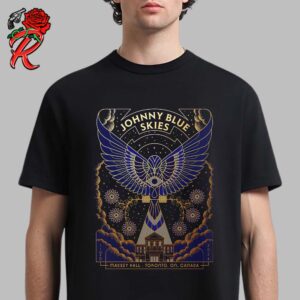 Johnny Blue Skies Sturgill Simpson Gig Poster For Show In Toronto Ontario Canada Night 1 At Massey Hall On November 20 2024 Unisex T-Shirt