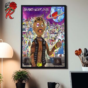 Juice Wrld Final Album The Party Never Ends Album Cover Home Decor Poster Canvas