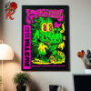 King Gizzard And The Lizard Wizard Concert Poster For New Orleans Los Angeles At Mardi Gras World On November 17 2024 Home Decor Poster Canvas